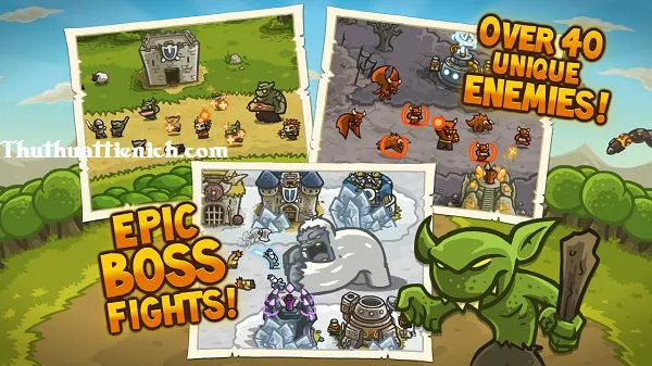 alt text cho hình ảnh đánh boss trong game Kingdom Rush