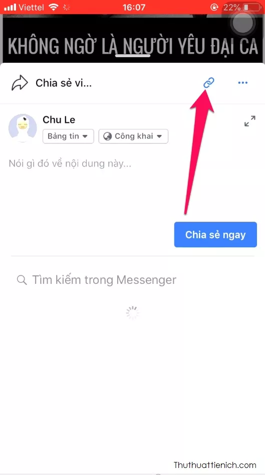 Cách sao chép liên kết video trên Facebook