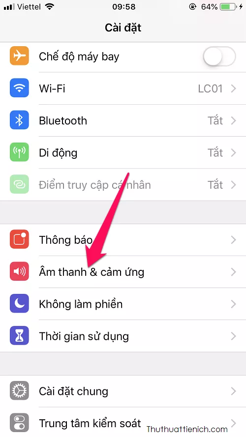 Cài đặt nhạc chuông trên iPhone