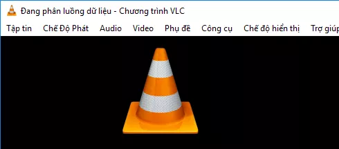 Giao diện VLC Media Player đang quay video