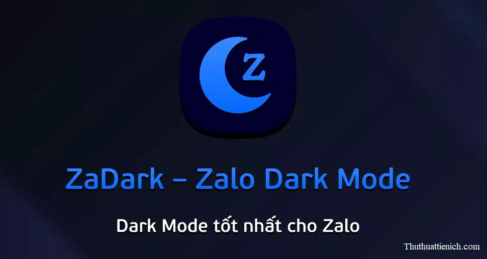 Giao diện ZaDark trên Zalo