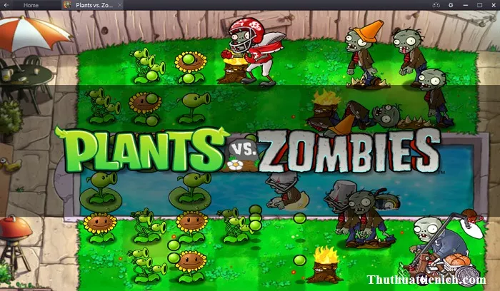 Hình ảnh gameplay Plants vs Zombies