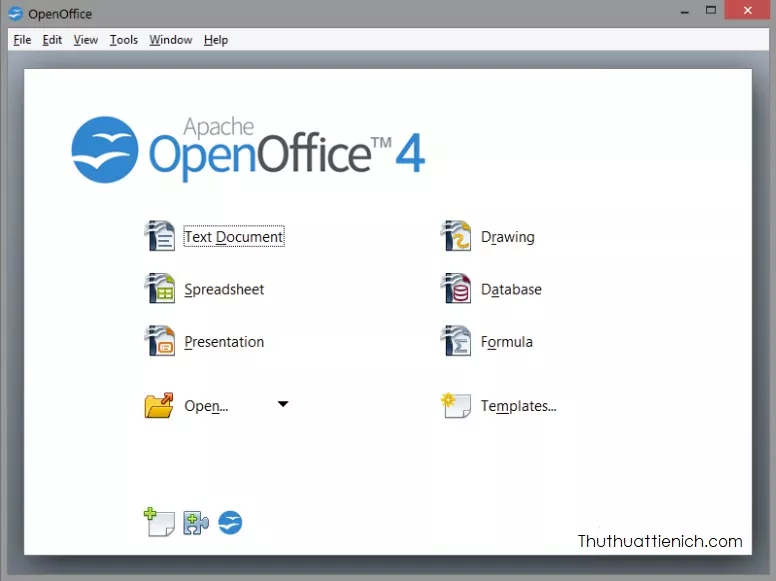 Phần mềm OpenOffice hỗ trợ học Office offline