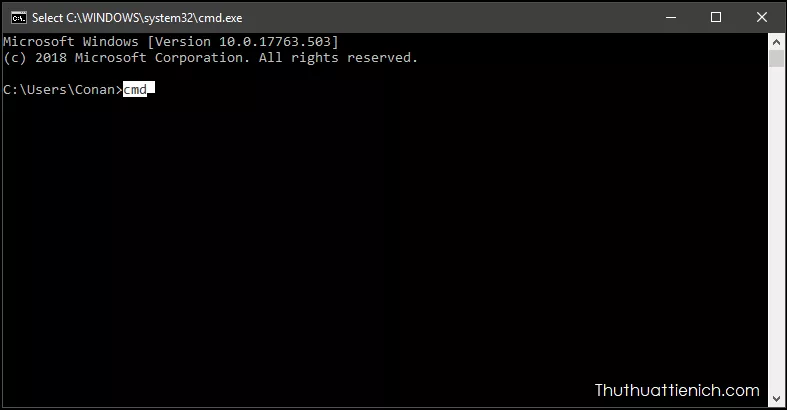 Phím tắt Command Prompt (CMD)